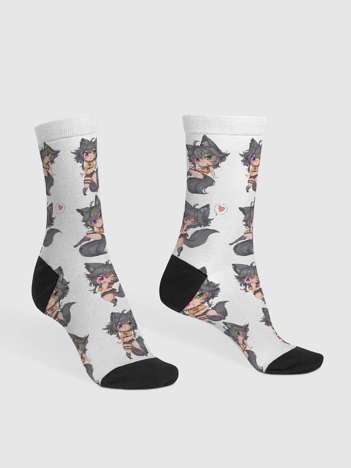 WolfcatRisi Chibis Crew Socks product image (1)