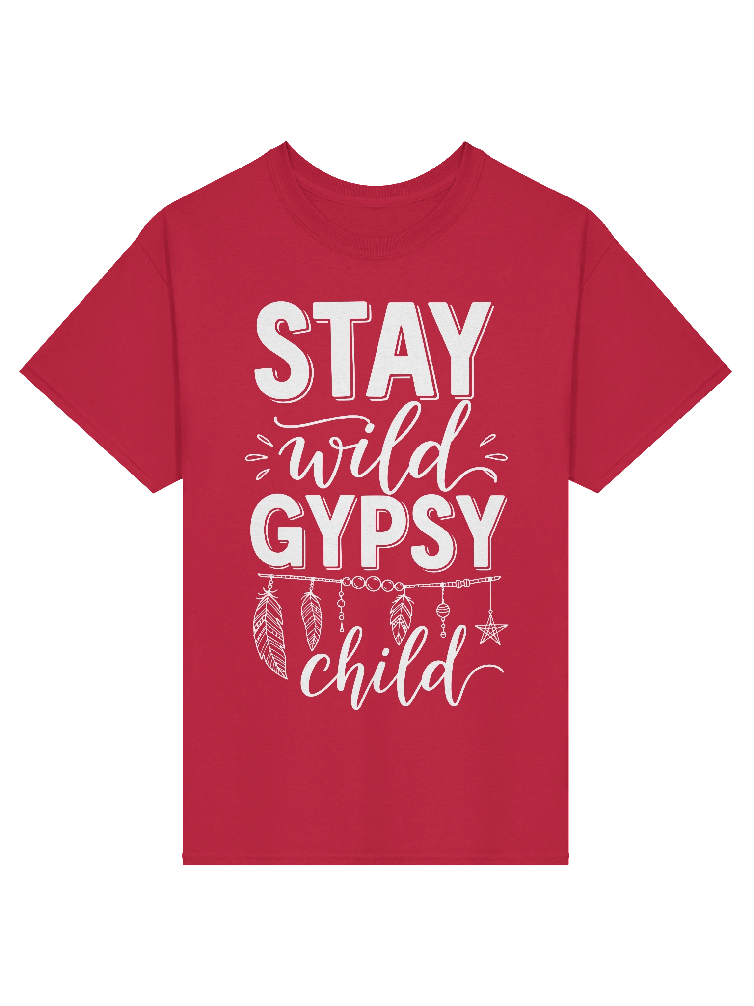 Boho Chic 'Stay Wild Gypsy Child' - Tee product image (57)