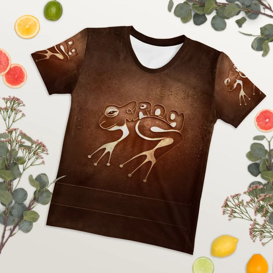 Frog typography t shirt product image (4)