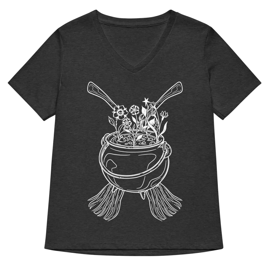 Henbane Coven Crest Bella+Canvas Women's Relaxed V-Neck T-Shirt product image (6)
