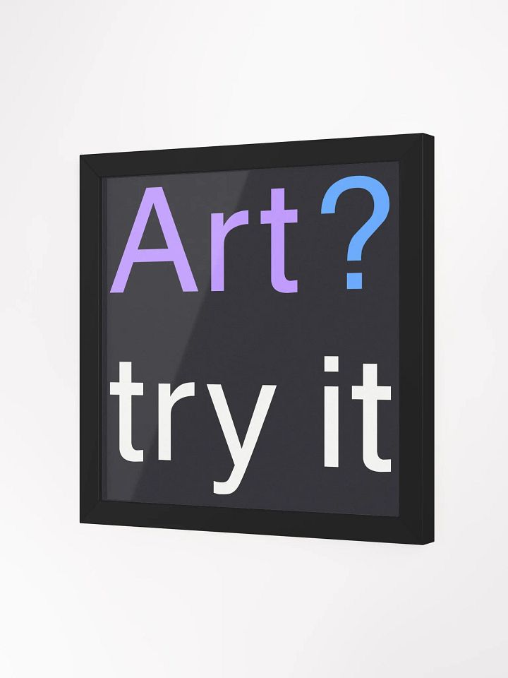 Try Art Framed product image (2)