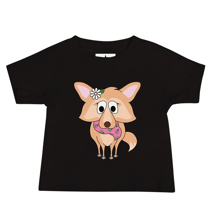Floral Pup Baby Tee product image (5)