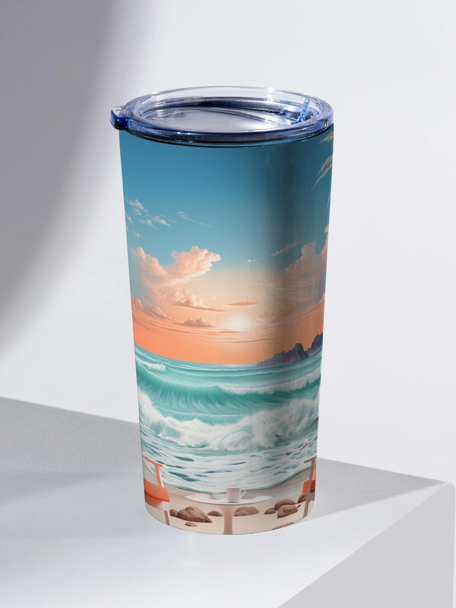 Sunset Serenity Stainless Steel Tumbler product image (2)