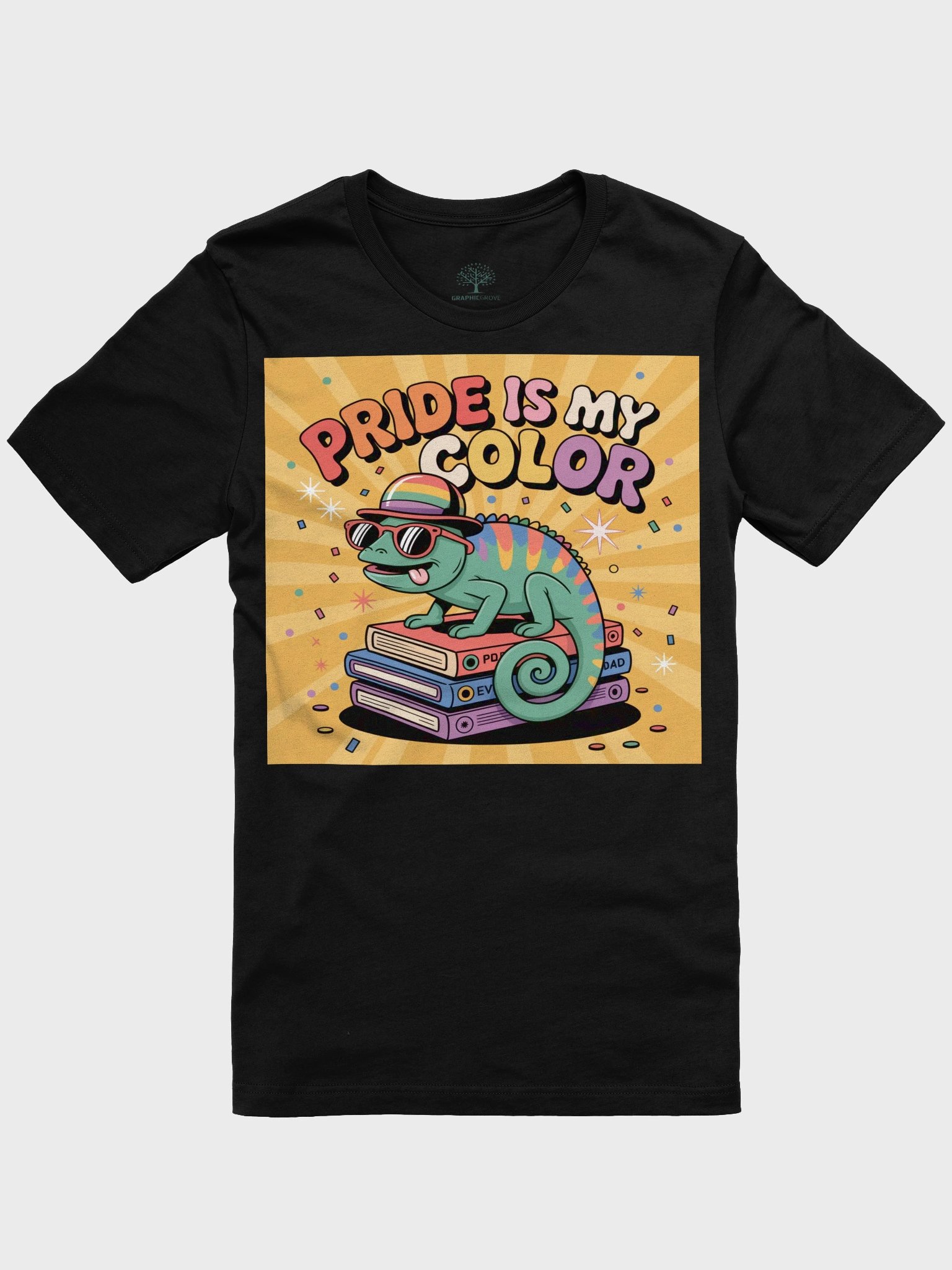 Unisex Supersoft Pride T-Shirt - 'Pride Is My Color' with Chameleon Design | Graphic Grove product image (6)