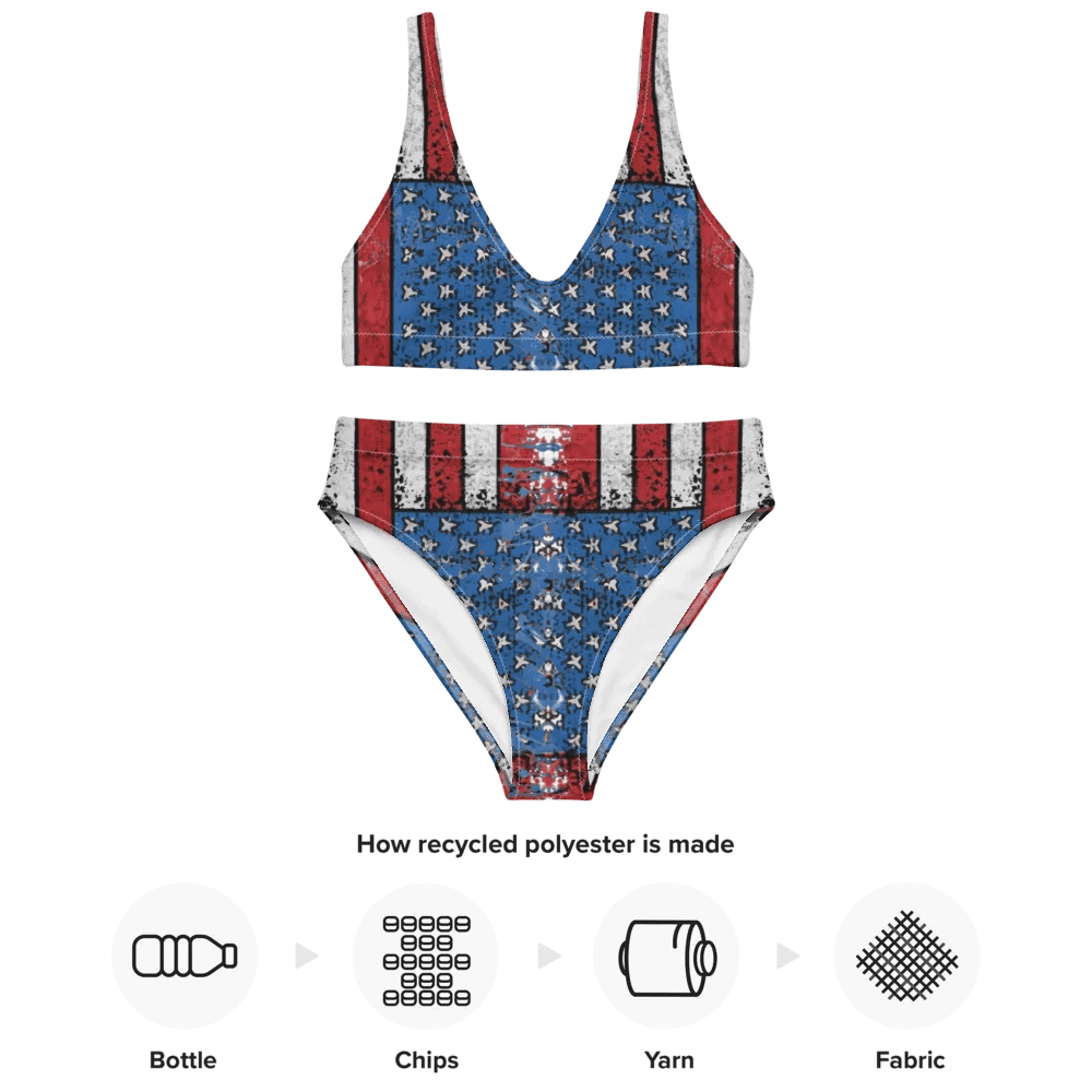 Stars and Stripes Splatter bikini product image (5)