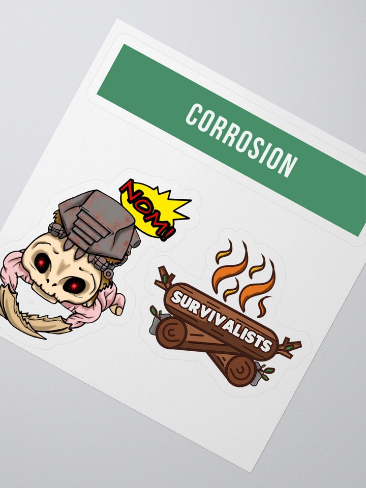 Corrosion/Minerdva/Survivalists Sticker Set product image (2)