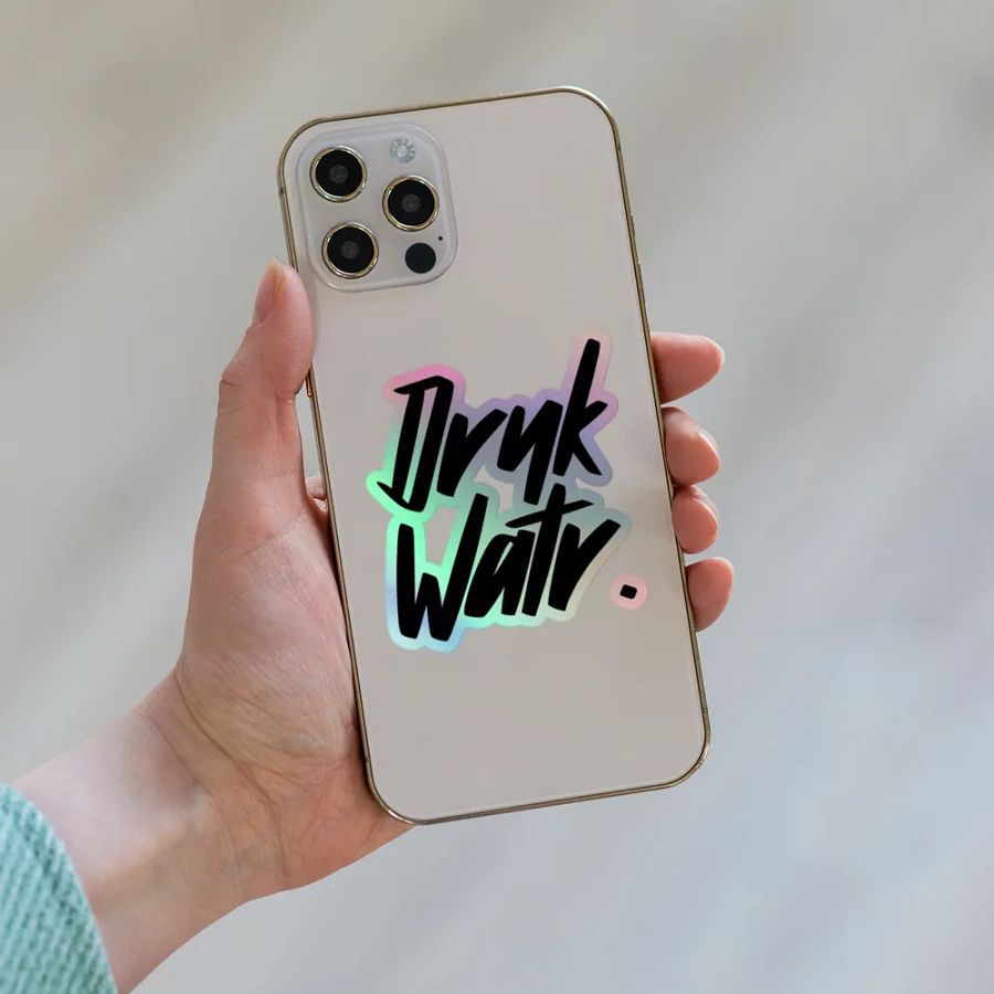 DRNK WATR: Holographic Sticker product image (6)