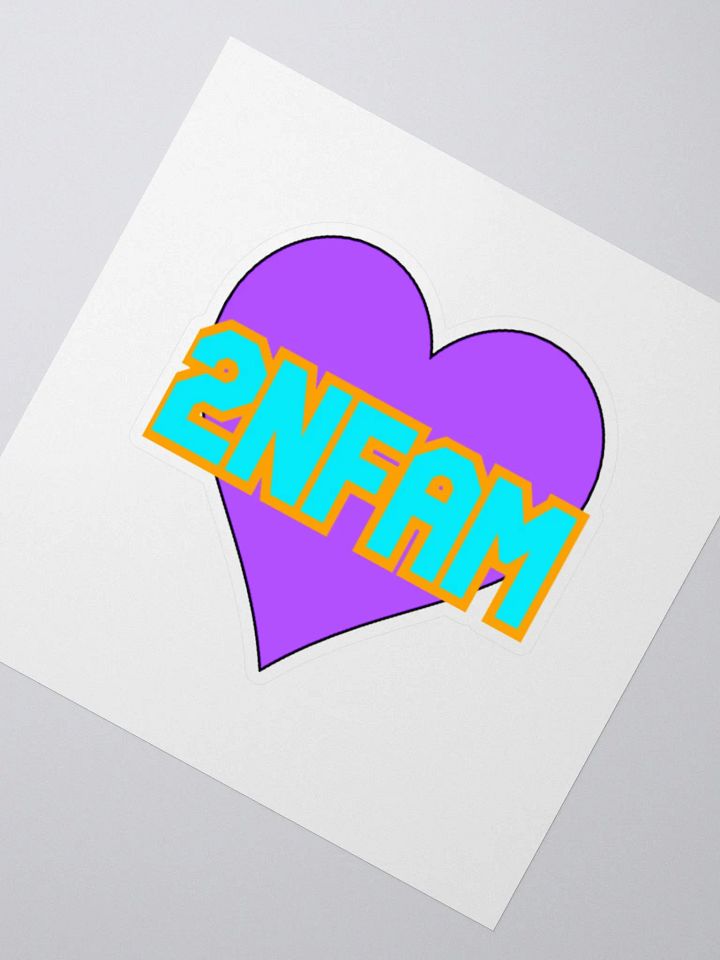 2NFAM Heart Sticker product image (2)