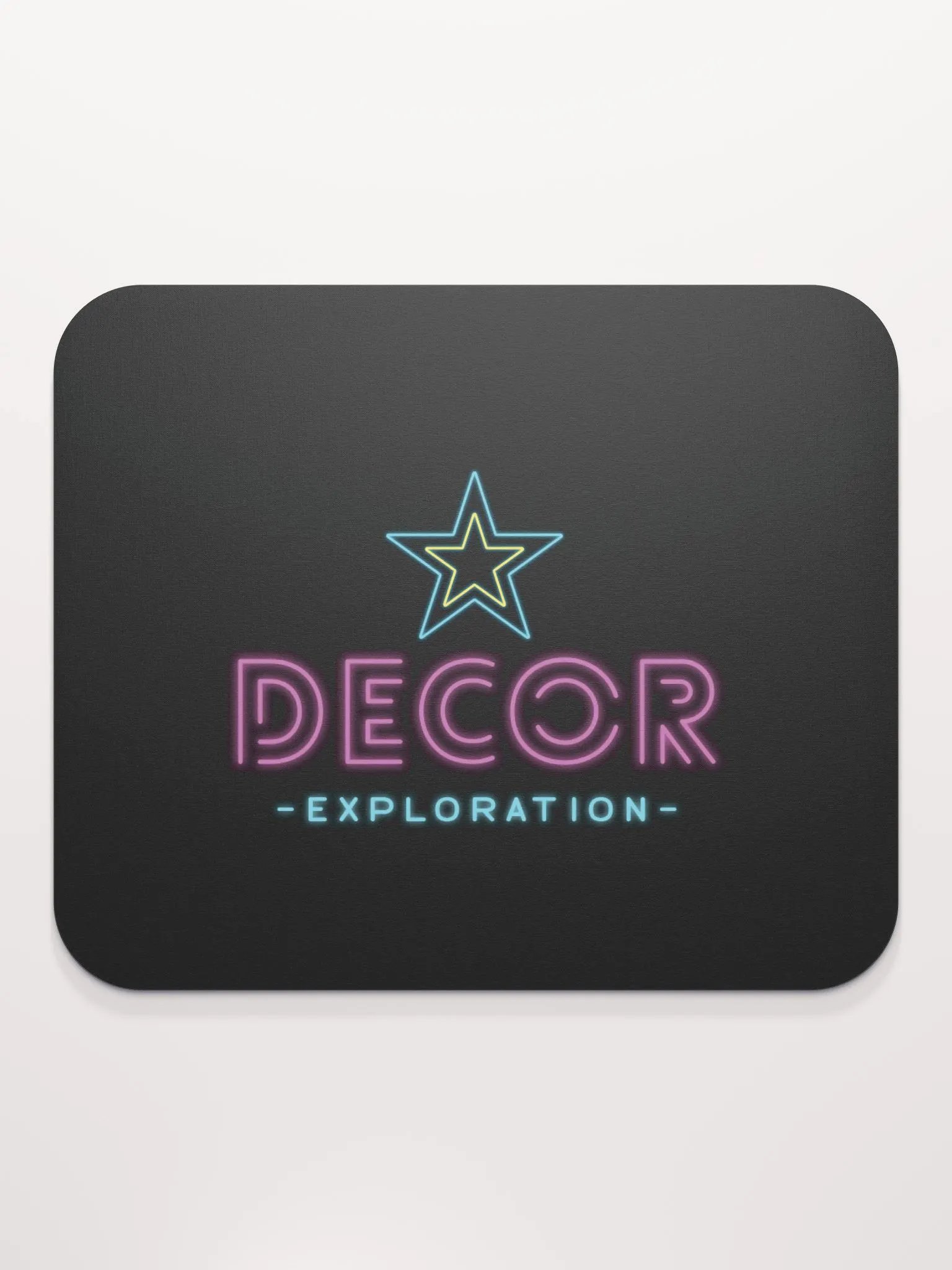 Decor Exploration Black Classic Mouse Pad product image (2)