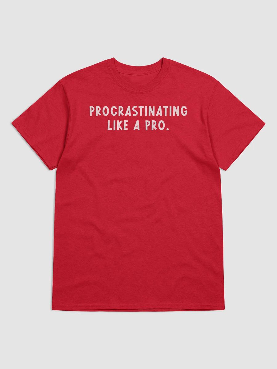 Procrastinating Like a Pro T-shirt product image (24)