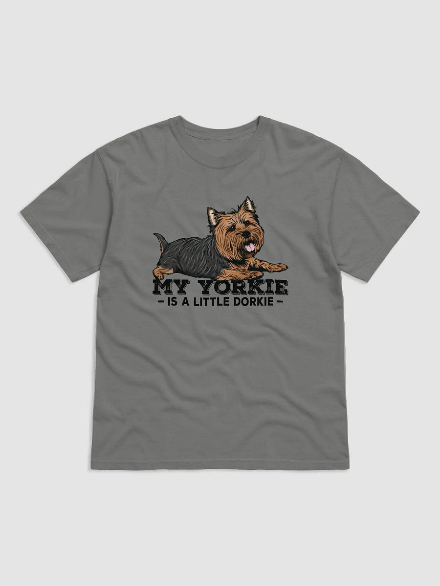 My Yorkie Is a Little Dorkie T-Shirt of a Yorkshire Terrier | Funny T-Shirt for Yorkie Paw-rents product image (14)