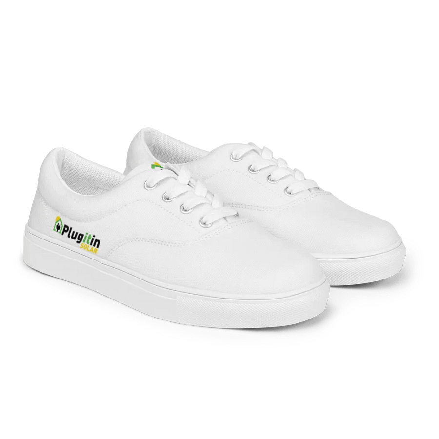 Plug It In Solar High-Quality Women's Lace-Up Canvas Shoes product image (3)