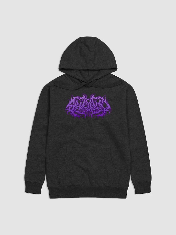 Purple Metal Logo with Cutie on back Hoodie product image (1)