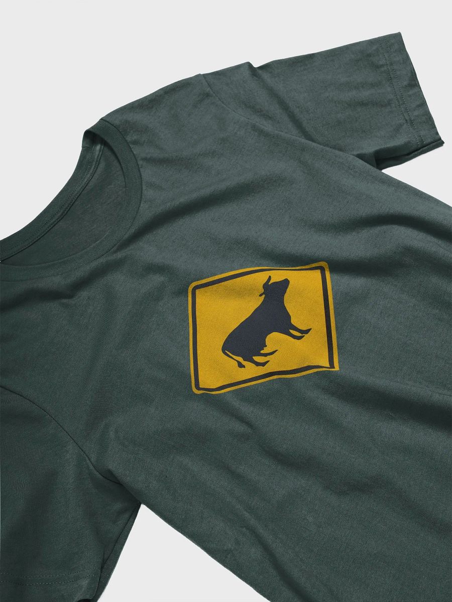 "cow crossing sign" t-shirt product image (5)