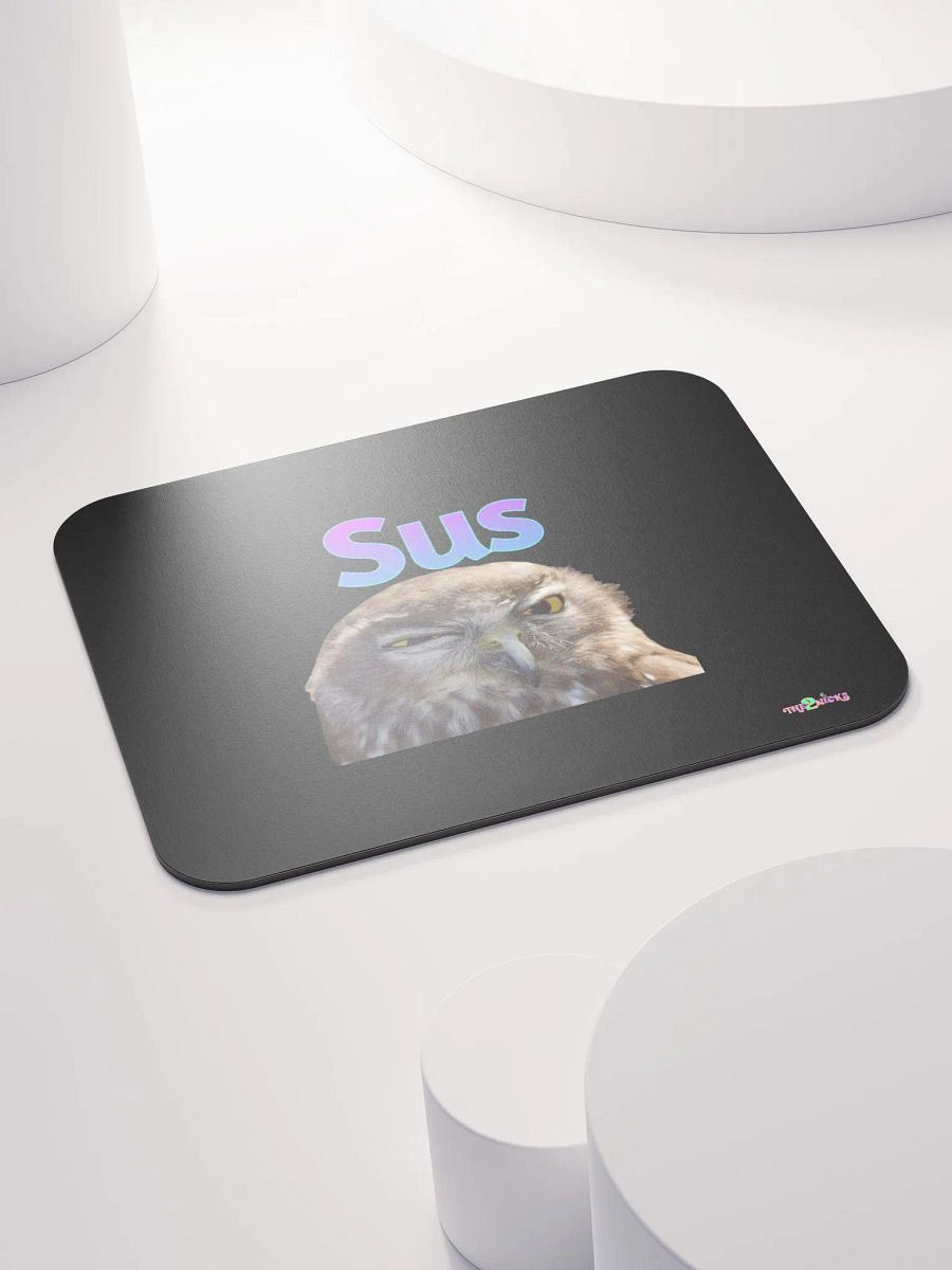 Sus Owl Classic Mouse Pad (Black) product image (4)