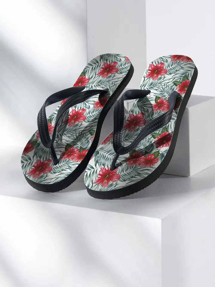 Hibiscus Leaf Design | Unisex Flip-Flops product image (1)