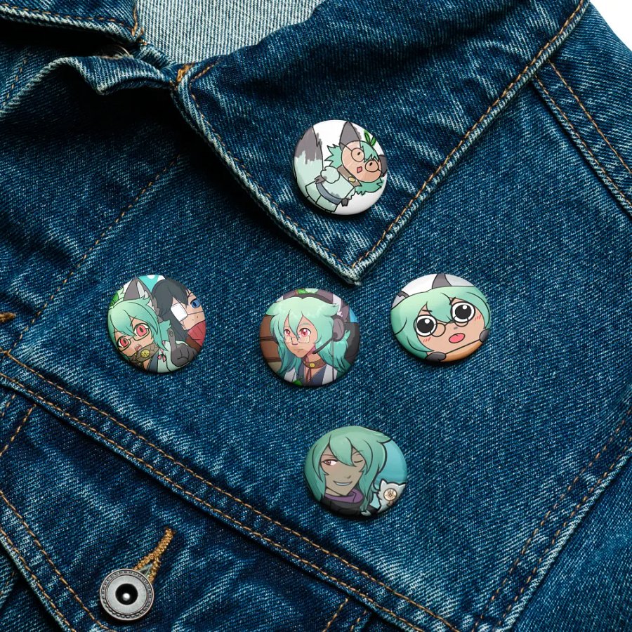 Saito Art Button Pins product image (16)