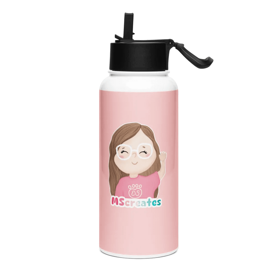 MScreates Water Bottle Pink product image (3)