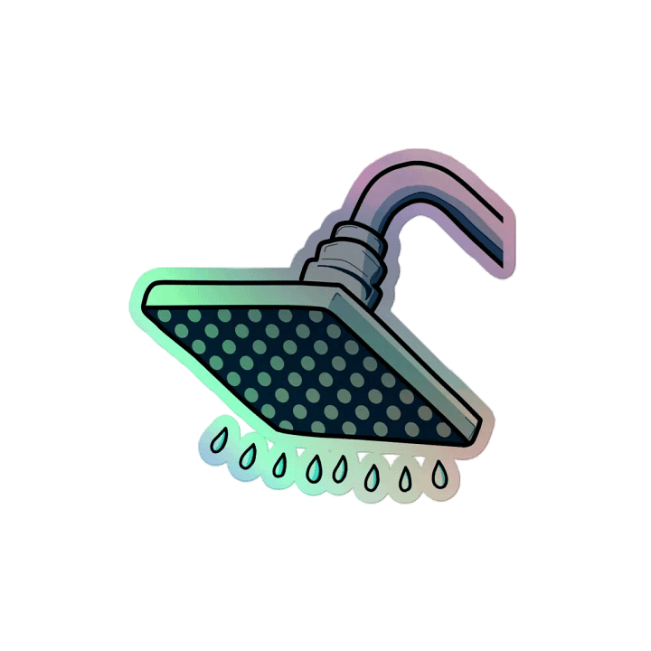 Here's Your Damn Shower Head - Sticker product image (2)