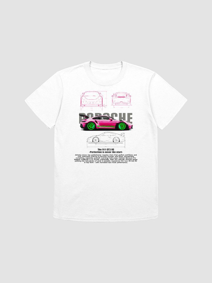 Porsche 911 GT3 RS Rosado - Stylish and Dynamic Graphic Tee product image (1)