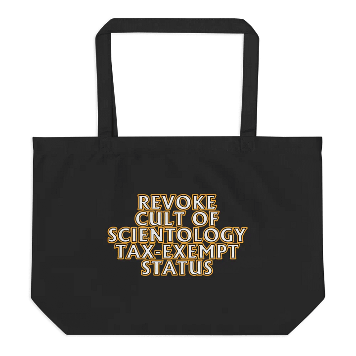 'SCIENTOLOGY IS A CULT' / 'REVOKE' TOTE BAG product image (2)
