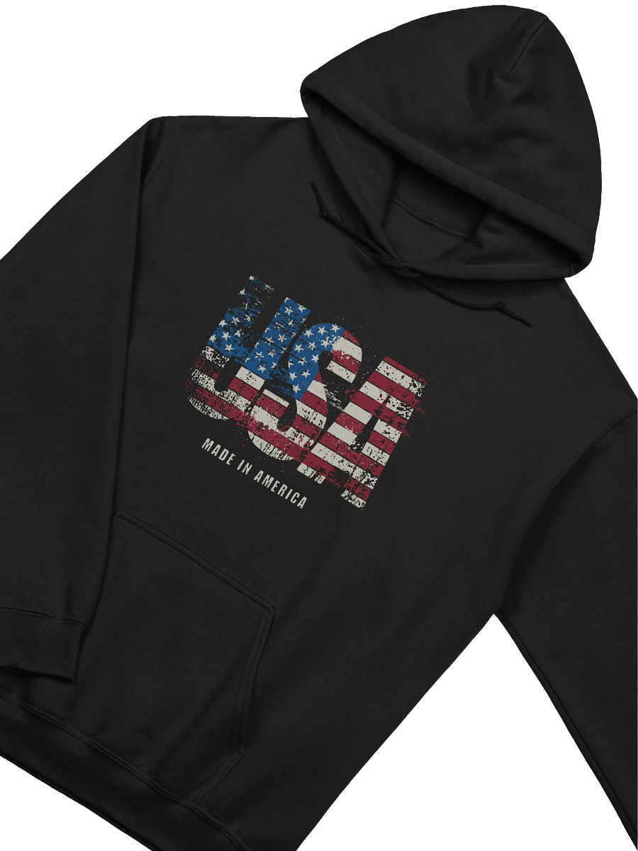 USA Made in America Hoodie | Patriotic American Flag Sweatshirt product image (2)