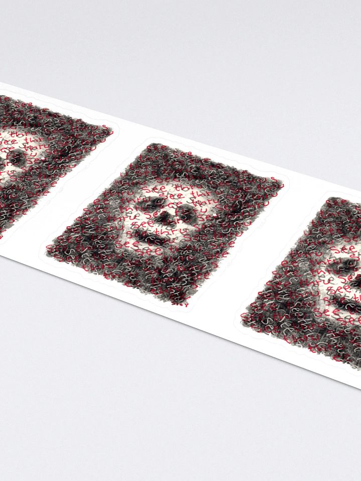 See thru 5-Pack Stickers product image (2)