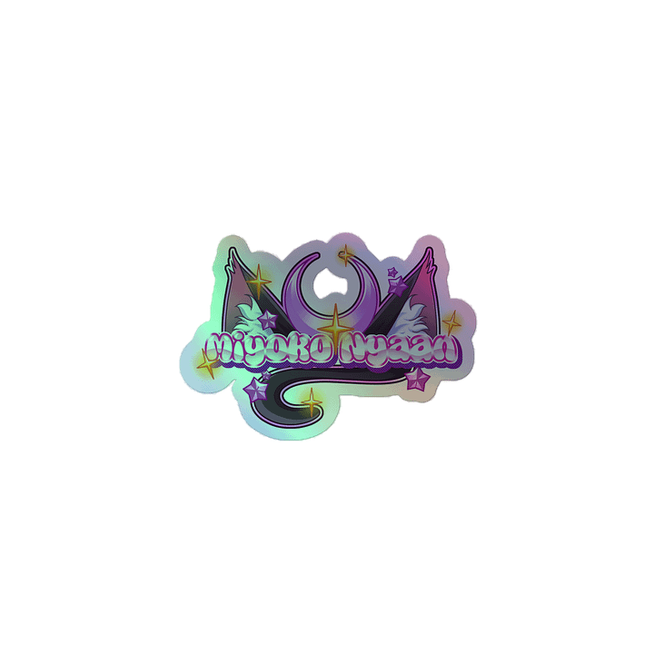 Miyoko Holographic Logo Sticker product image (1)
