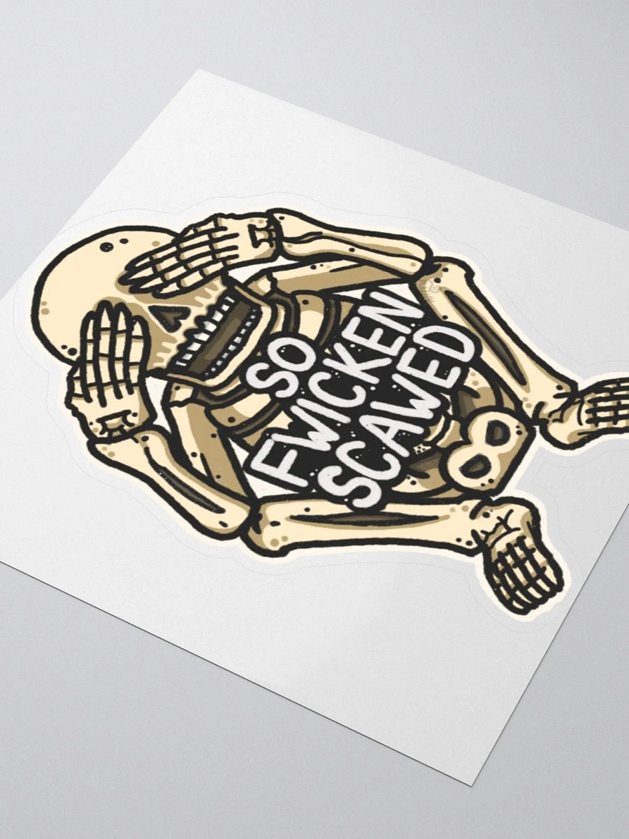 So Fwicken Scawed Sticker product image (3)