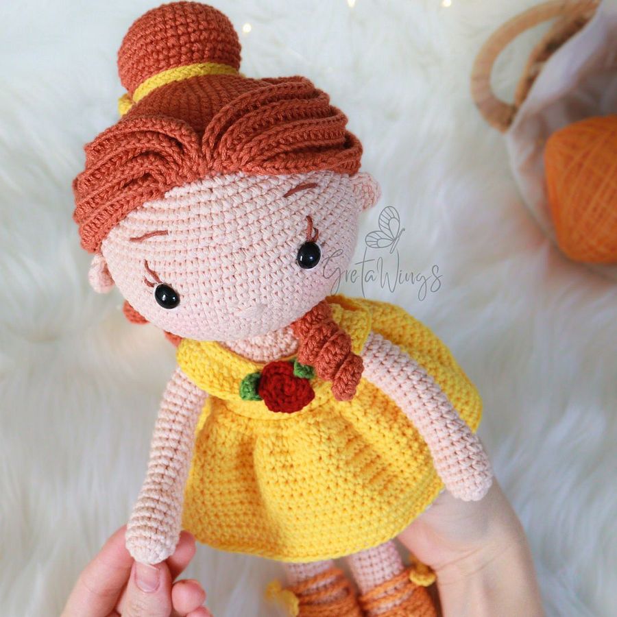 Patrón de Amigurumi de la Princesa Bella (Descarga Digital) product image (7)