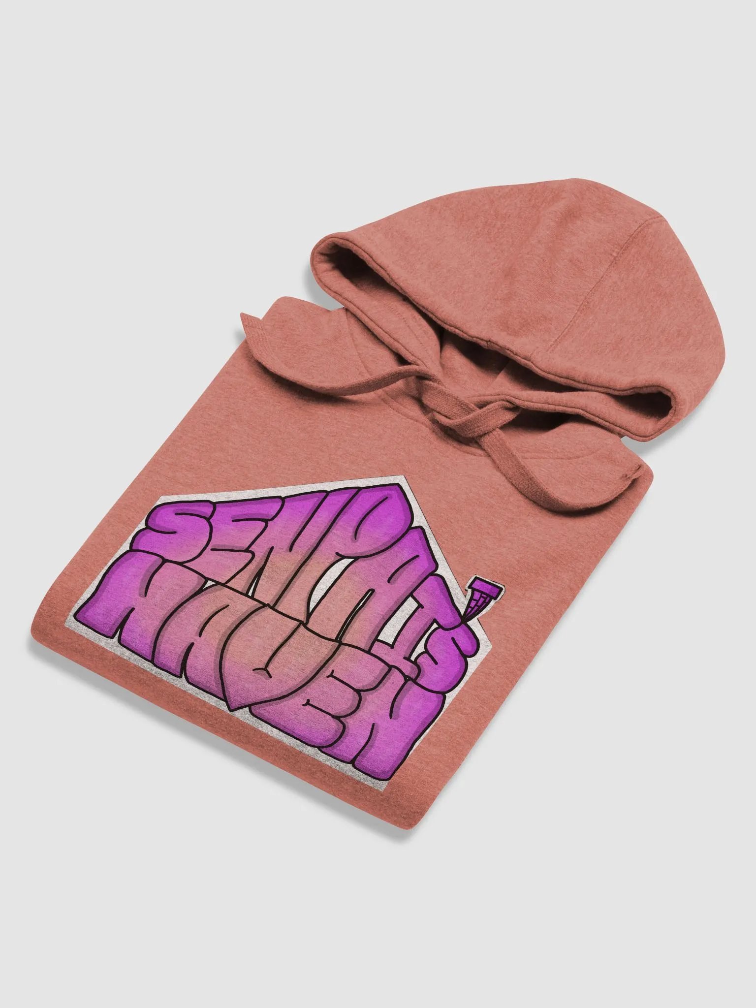 Senpais Hoodie Rose product image (6)