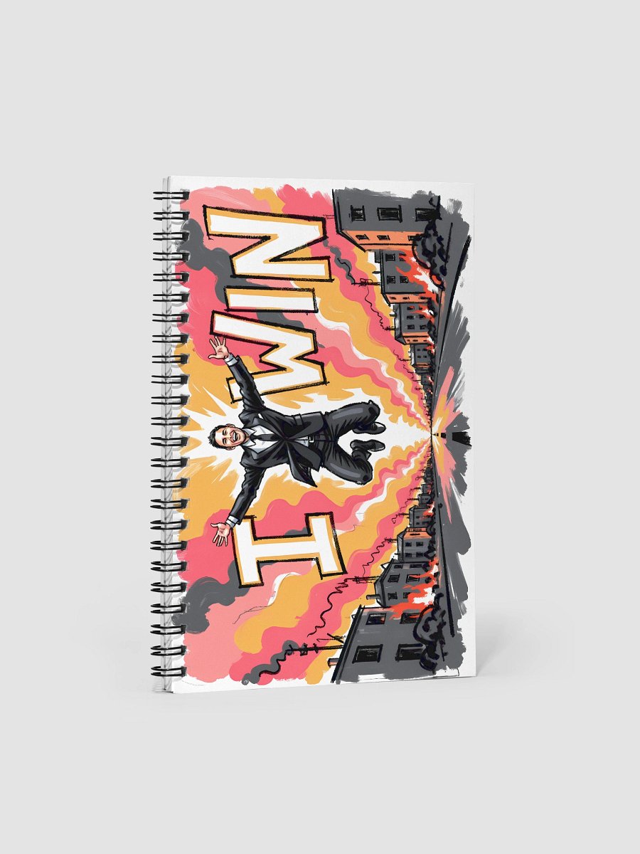 Triumphant Explosion Art Print – Urban Victory Spiral Notebook product image (1)