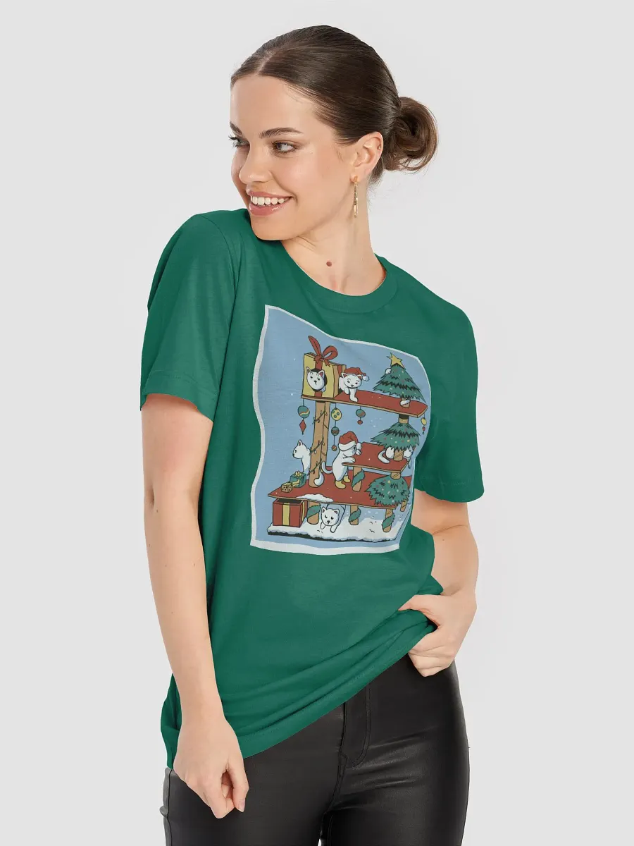 Cat X-Mas Playhouse Premium T-shirt product image (8)