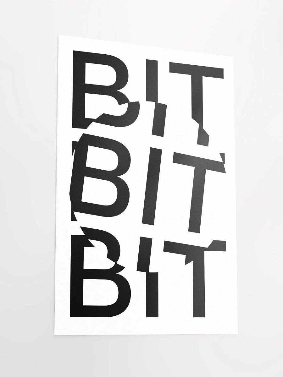 Bit Coin Poster (white) product image (2)