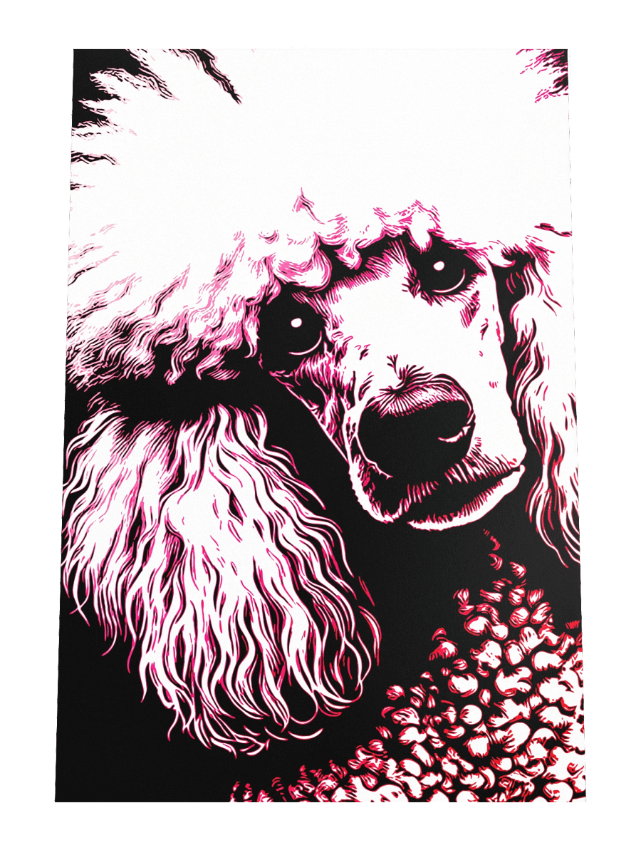 Pop Art Poodle Print / Frame Not Included product image (4)