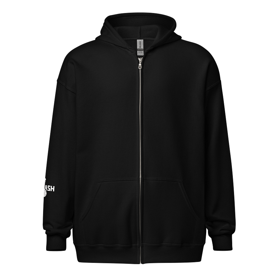 Singer From Kazakhstan Zippered Gildan Unisex Hoodie With Sleeve Design product image (3)