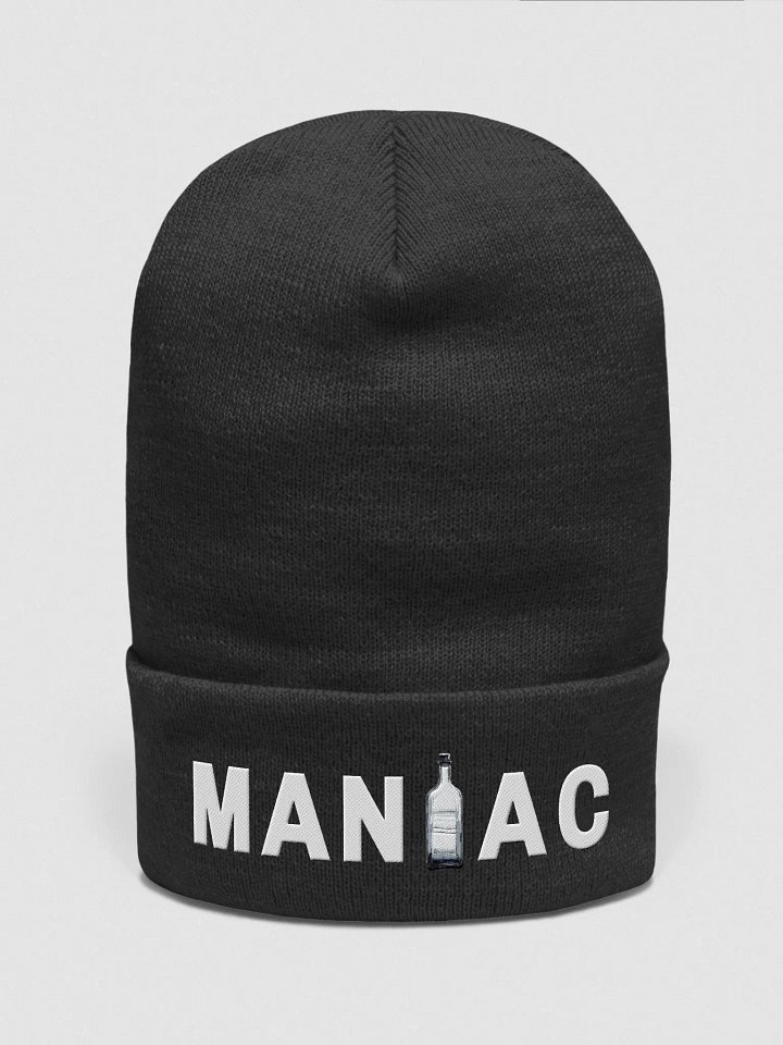 Maniac Beanie Blk only product image (1)