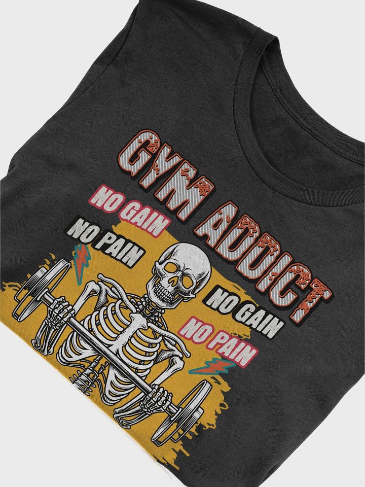 Gym Addict One More Rep Skeleton Strength Tee product image (2)