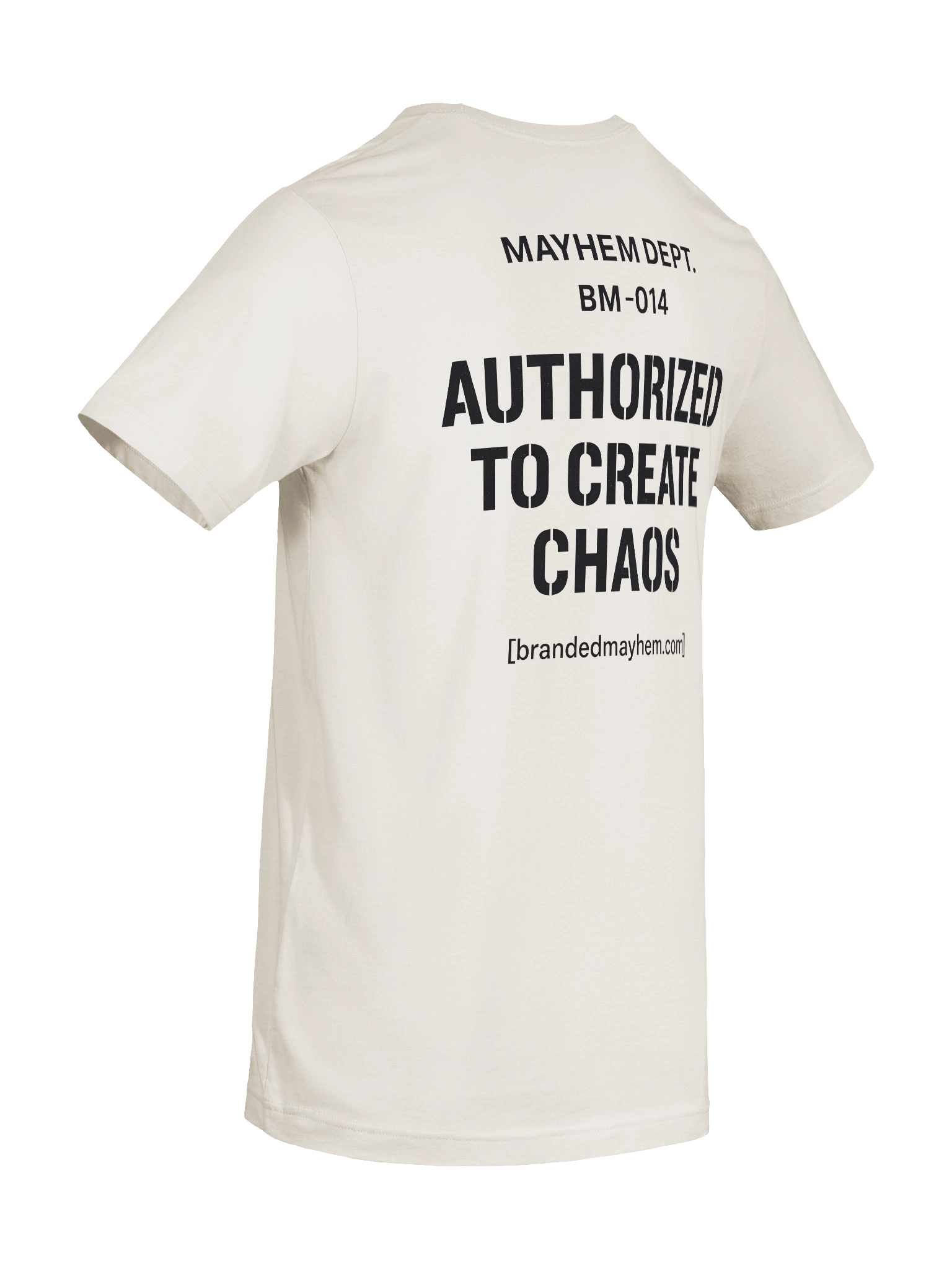 Authorized to Create Chaos Tee (Back Print) product image (10)