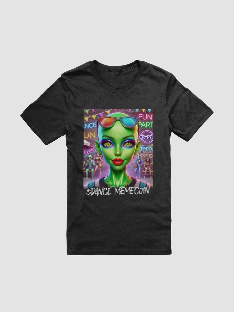 PRETTY ALIEN - DANCE MEMECOIN - PREMIUM TEE - BLACK product image (4)