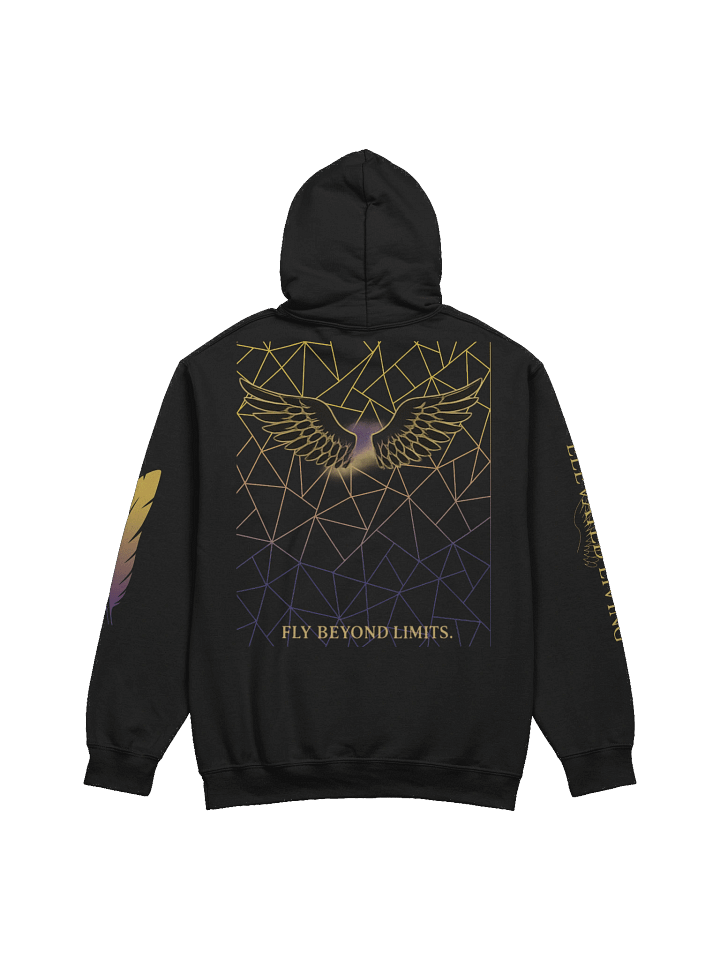 Elevated Living Hoodie – Gold Edition product image (2)