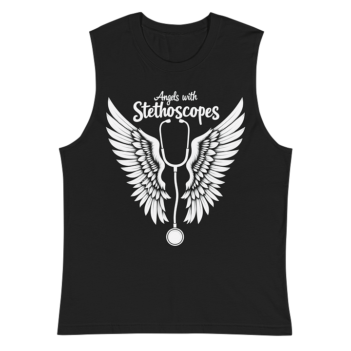 Angel Stethoscope Muscle Tank product image (2)