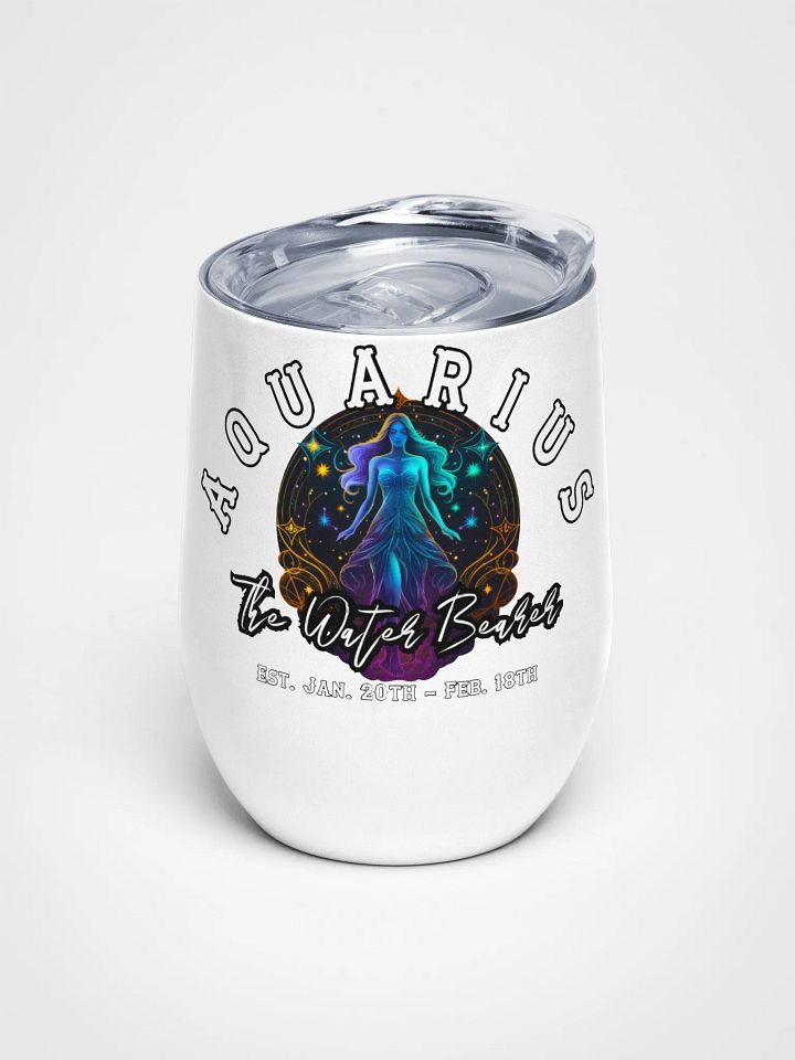 Aquarius - Zodiac Wine Tumbler product image (1)