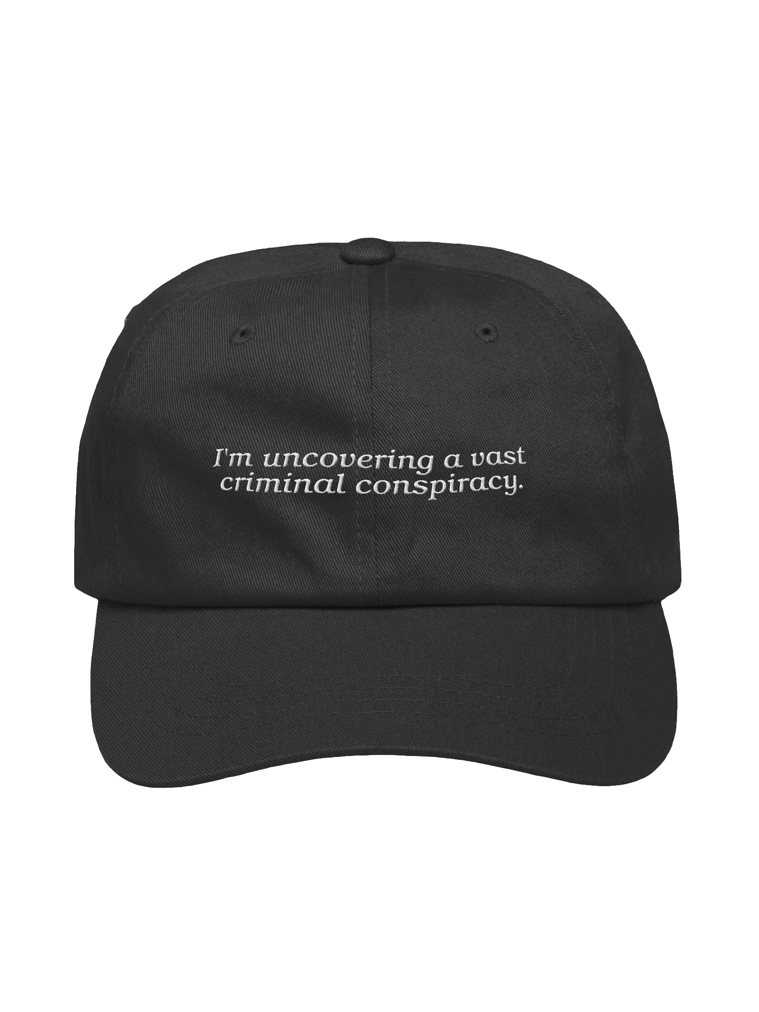 “Vast Criminal Conspiracy” Dad Hat product image (1)