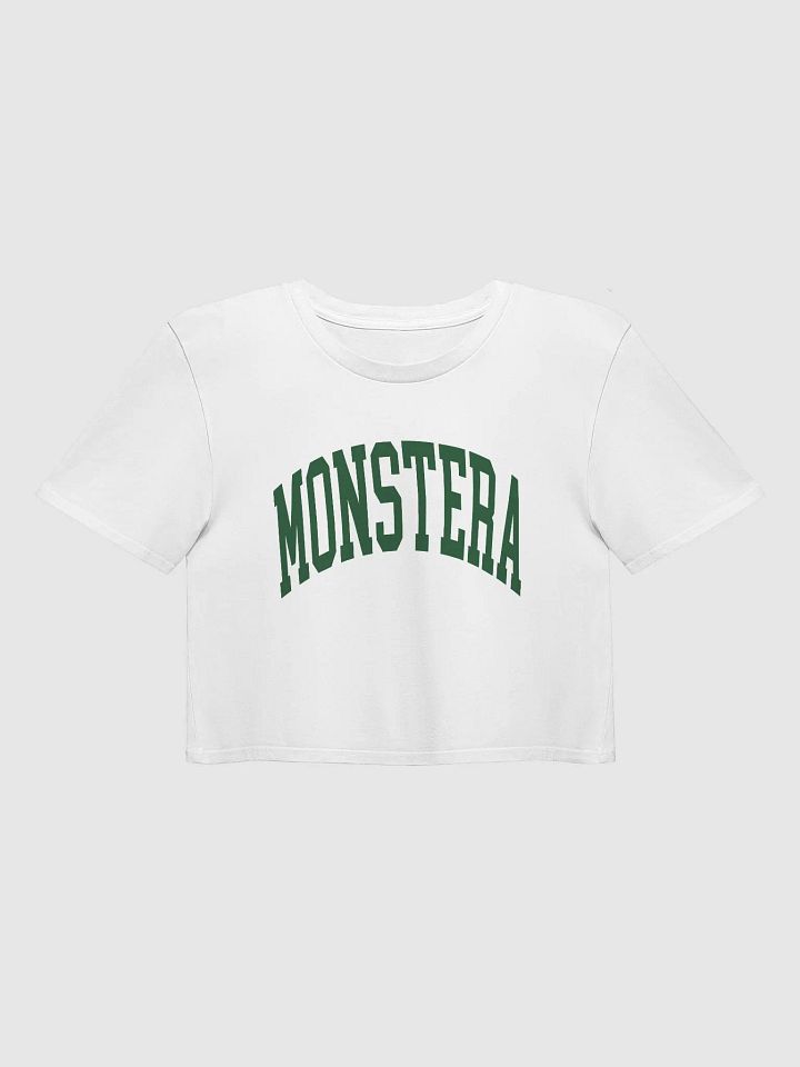 MONSTERA varsity crop top product image (2)