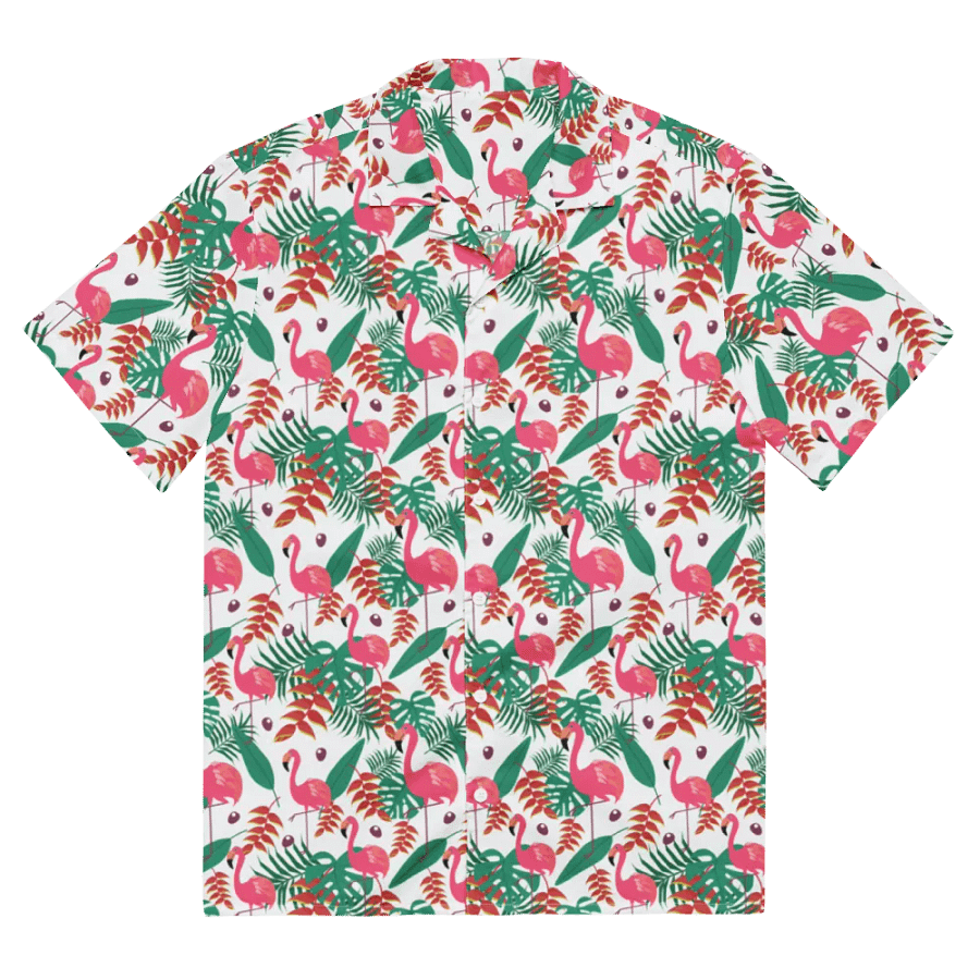 Flamingo Tropical Vibes Hawaiian Shirt product image (6)