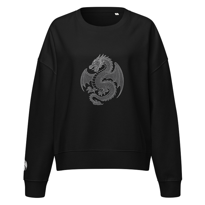 ⚫ 100% Organic Cotton - ⚫ Black Dragon – Shadowborn Command Sweater product image (1)