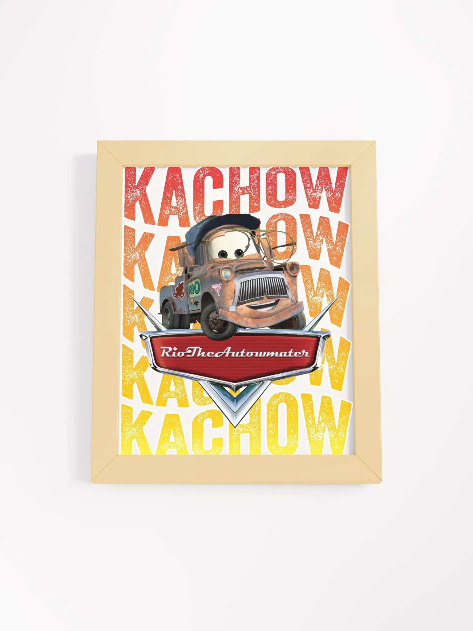 RioTowmater Kachow Framed Poster product image (4)