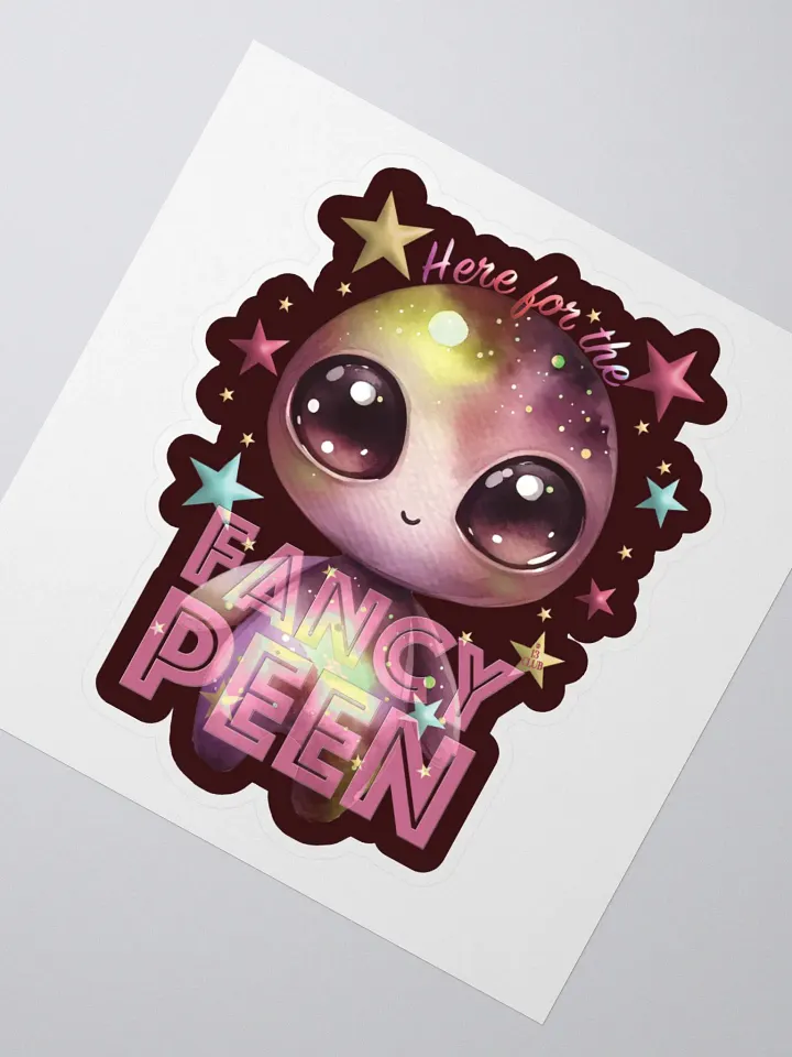 Fancy Alien Sticker (Pink/Multi) product image (2)