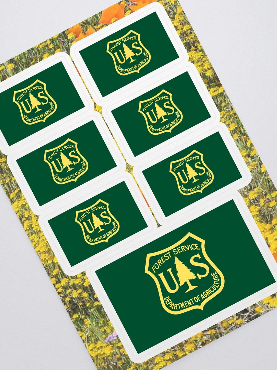 "Forest Service" Sticker (Pasture Background) product image (1)